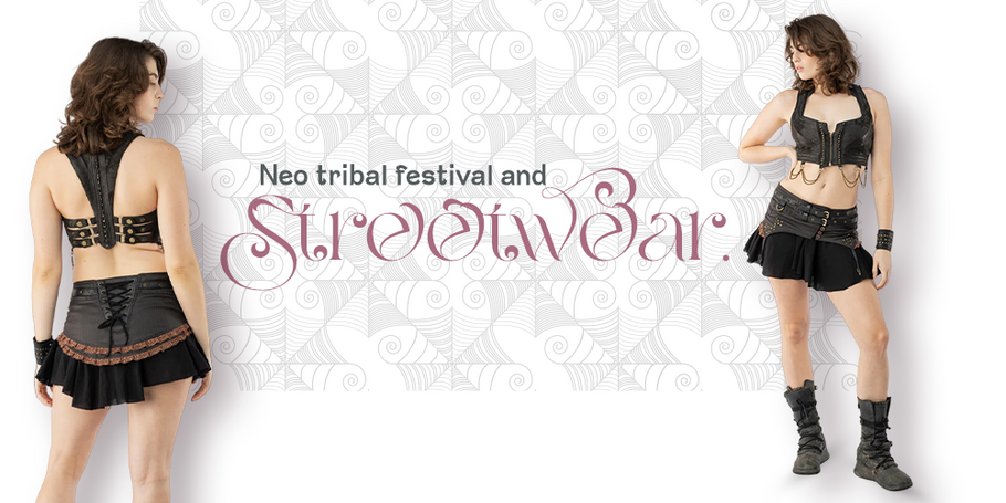 Neo tribal festival and streetwear