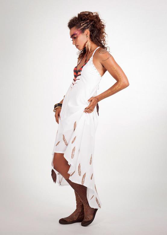 Feather Goddess Dress