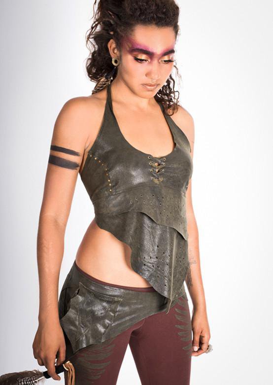 Nature Leather Top