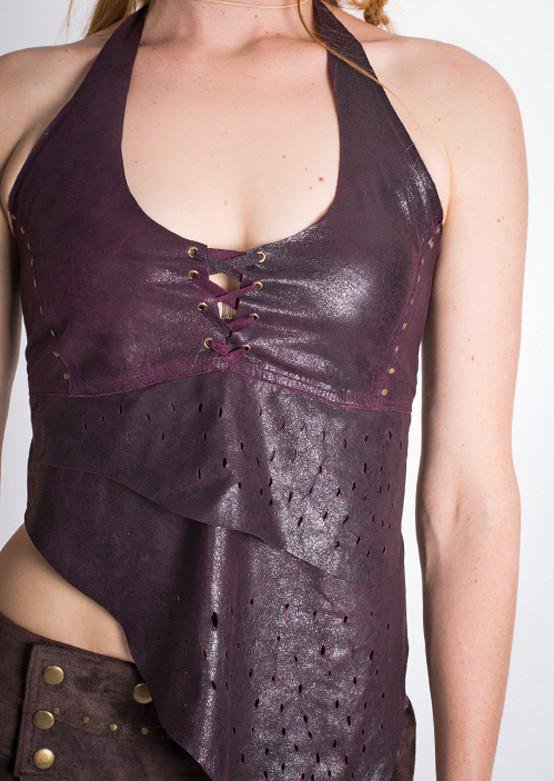 Nature Leather Top