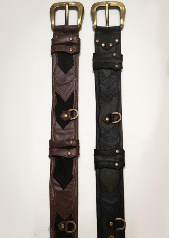 Reptile Leather Belt