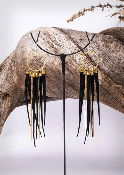 Fringe earrings