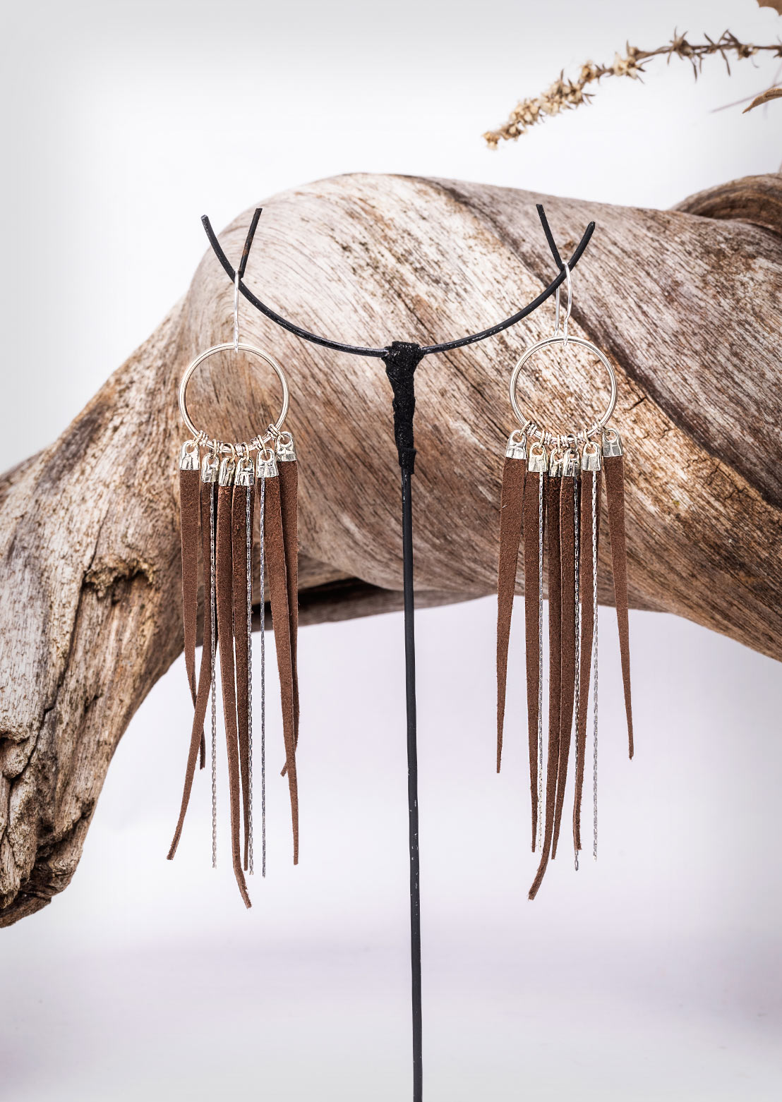 Fringe earrings