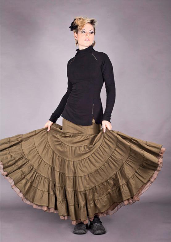Load image into Gallery viewer, Gypsy Punk Skirt
