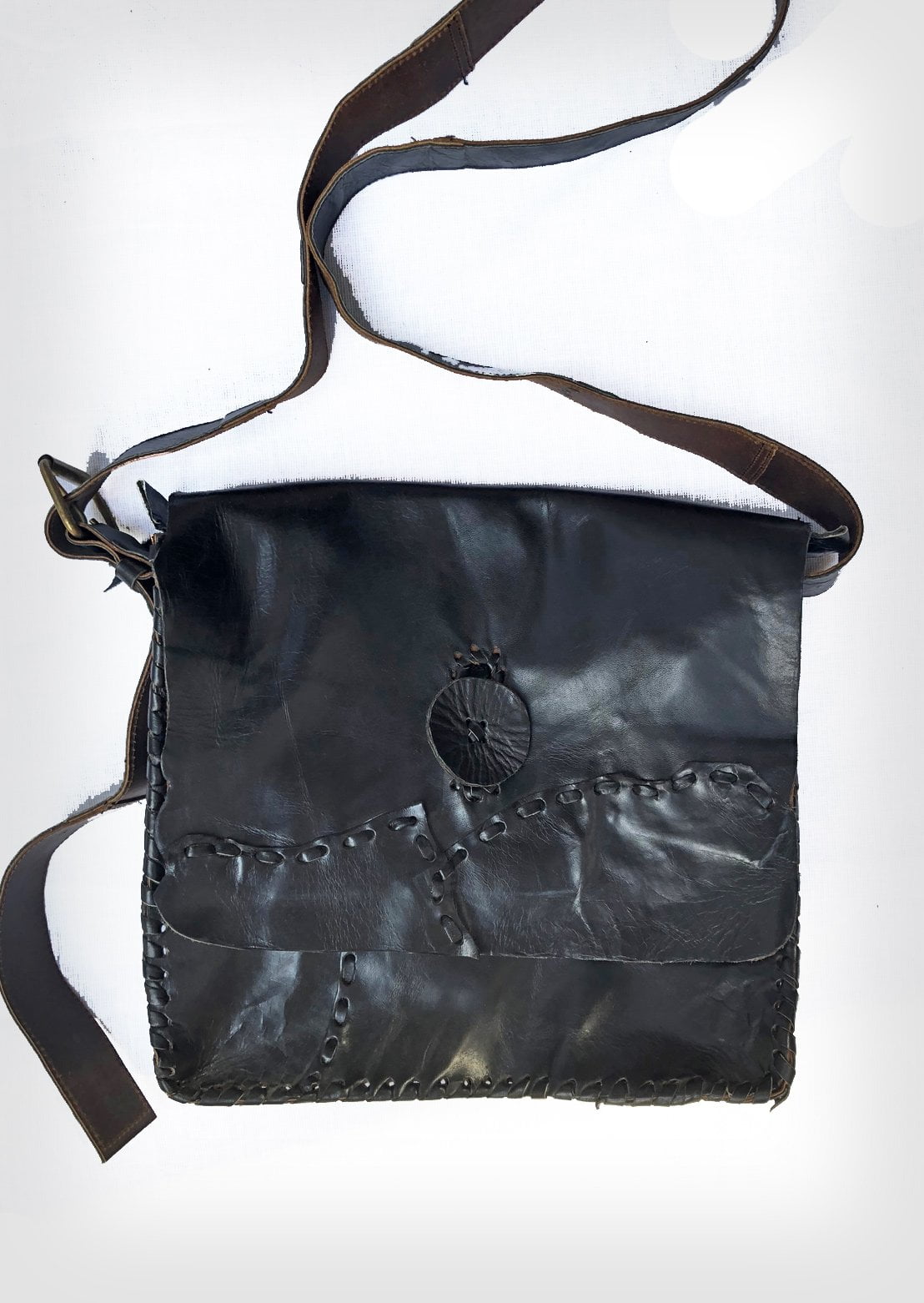 Load image into Gallery viewer, Hand stitched bag
