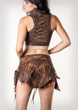 Load image into Gallery viewer, Hand made leather skirt
